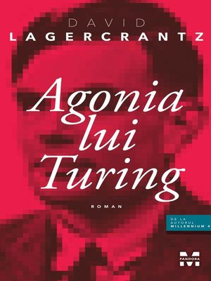 cover image of Agonia lui Turing